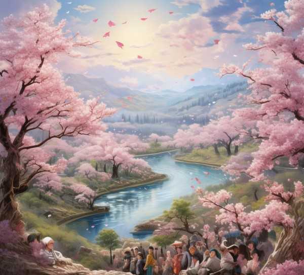 岁月之歌，春天的故事里的诗意画卷