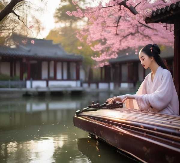 三月江南春韵，悠扬旋律谱新篇,烟花三月，旋律悠扬——简谱歌谱中的江南春韵,旋律,深情,简谱,第1张