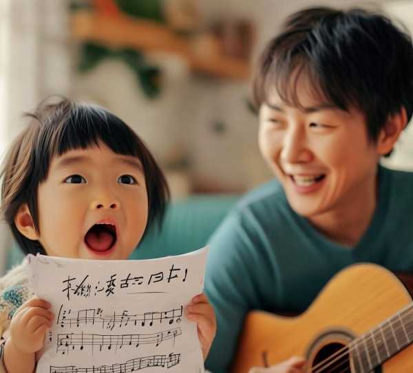 亲子时光旋律，小宝贝歌曲简谱分享,小宝贝歌曲简谱，旋律中的亲子时光记录,旋律,深情,简谱,第1张